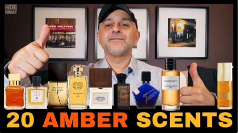 different kinds of amber scents.